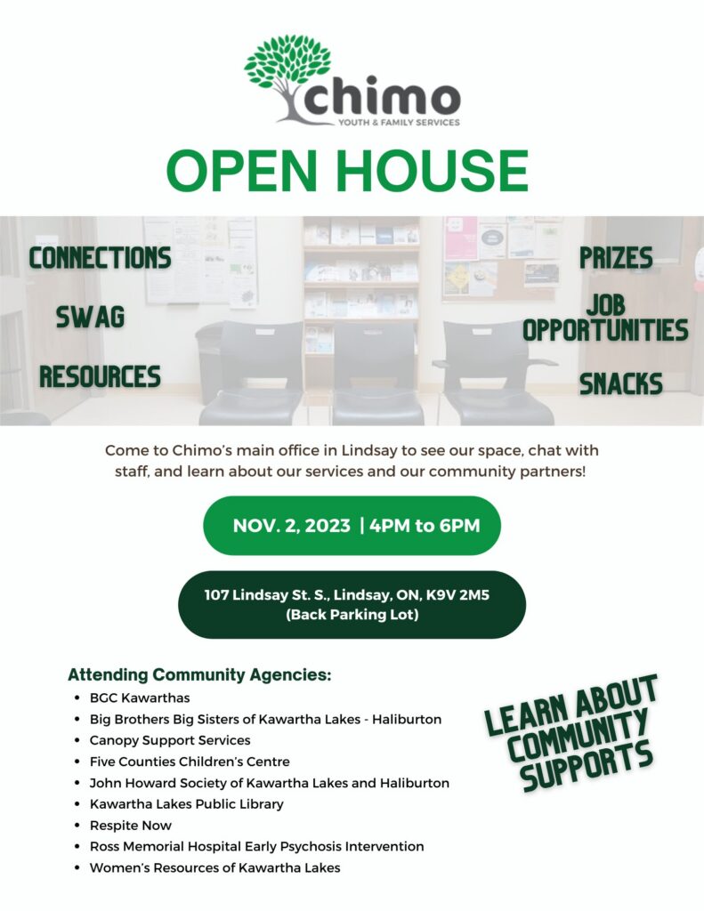 Chimo Open House information
