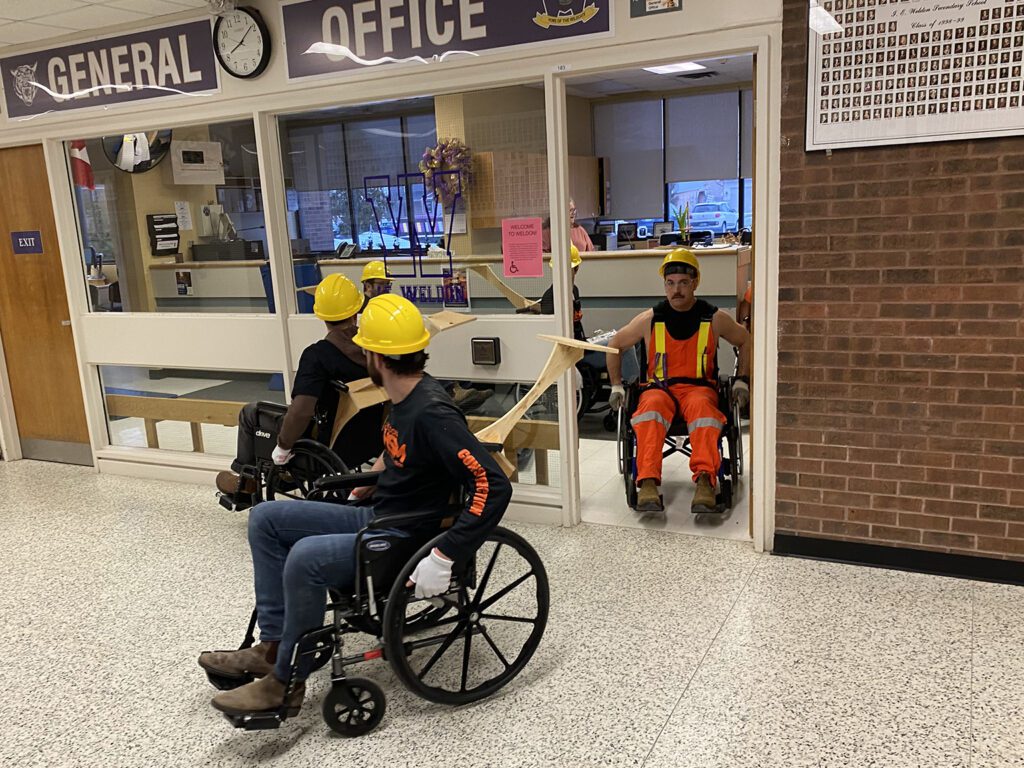 I.E. Weldon Secondary School holds accessibility challenge